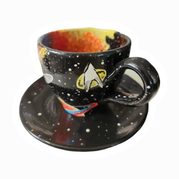 Star Trek the Next Generation - Ceramic teacup and saucer - Picture 5 of 8